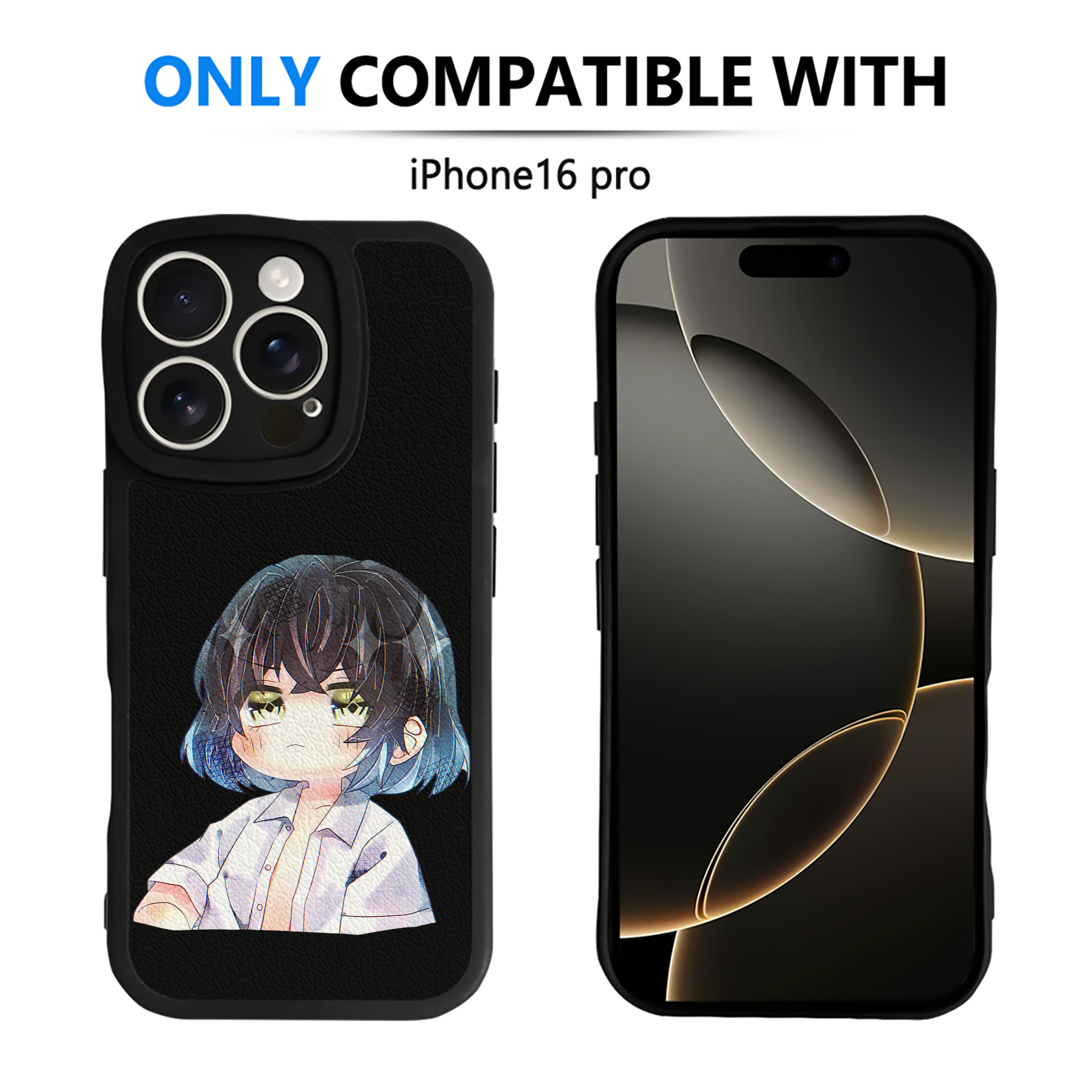 （画像用） 鬼滅の刃（きめつのやいば）嘴平 伊之助／はしびら いのすけ Hashibira Inosuke 【iPhone 16シリーズ対応】シリコンスマホケース（レザー調） 材質：シリコン